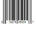 Barcode Image for UPC code 019275050047