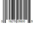 Barcode Image for UPC code 019275058005