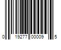 Barcode Image for UPC code 019277000095