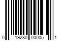 Barcode Image for UPC code 019280000051