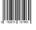 Barcode Image for UPC code 0192810181960