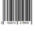 Barcode Image for UPC code 0192810219540