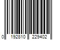 Barcode Image for UPC code 0192810229402