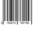 Barcode Image for UPC code 0192810760158