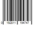 Barcode Image for UPC code 0192811194747