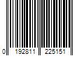 Barcode Image for UPC code 0192811225151