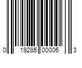 Barcode Image for UPC code 019285000063