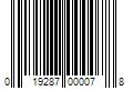 Barcode Image for UPC code 019287000078