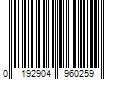 Barcode Image for UPC code 0192904960259