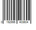 Barcode Image for UPC code 0192995403604