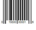 Barcode Image for UPC code 019300000016