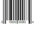 Barcode Image for UPC code 019300000634