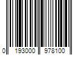 Barcode Image for UPC code 0193000978100