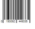 Barcode Image for UPC code 0193092449335