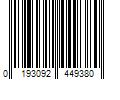 Barcode Image for UPC code 0193092449380