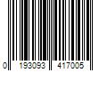 Barcode Image for UPC code 0193093417005