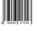 Barcode Image for UPC code 0193093417043