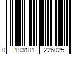 Barcode Image for UPC code 0193101226025