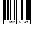 Barcode Image for UPC code 0193104534721