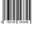 Barcode Image for UPC code 0193105043345