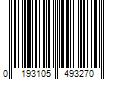 Barcode Image for UPC code 0193105493270