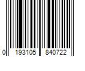 Barcode Image for UPC code 0193105840722. Product Name: Reebok Walk Ultra 7 DMX Max Men's Walking Shoes, Size: 9.5, White Navy Royal