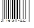 Barcode Image for UPC code 0193106403223