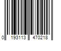 Barcode Image for UPC code 0193113470218