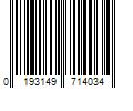 Barcode Image for UPC code 0193149714034