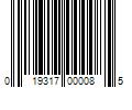 Barcode Image for UPC code 019317000085