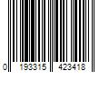 Barcode Image for UPC code 0193315423418