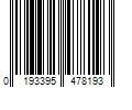 Barcode Image for UPC code 0193395478193