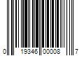 Barcode Image for UPC code 019346000087