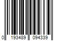 Barcode Image for UPC code 0193489094339