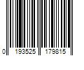 Barcode Image for UPC code 0193525179815