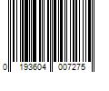 Barcode Image for UPC code 0193604007275