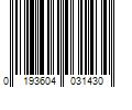 Barcode Image for UPC code 0193604031430