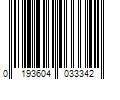 Barcode Image for UPC code 0193604033342