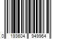 Barcode Image for UPC code 0193604949964