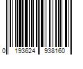 Barcode Image for UPC code 0193624938160