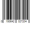 Barcode Image for UPC code 0193642027204