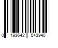 Barcode Image for UPC code 0193642543940