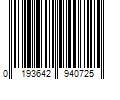 Barcode Image for UPC code 0193642940725