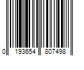 Barcode Image for UPC code 0193654807498