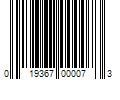 Barcode Image for UPC code 019367000073