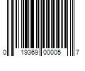 Barcode Image for UPC code 019369000057