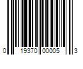 Barcode Image for UPC code 019370000053