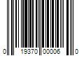 Barcode Image for UPC code 019370000060