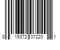 Barcode Image for UPC code 019372072201