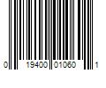 Barcode Image for UPC code 019400010601